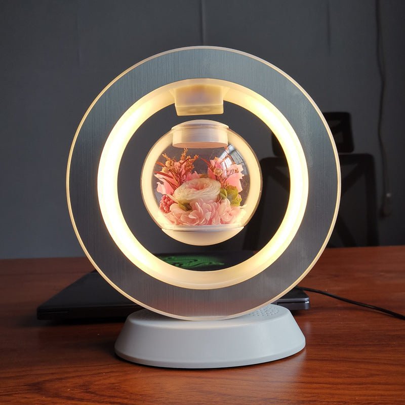 Levitating Flower with Magnetic Rotation – Floravia | Bowlift