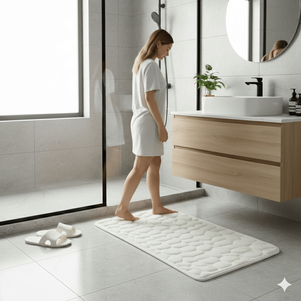 BowLift | ETERNASTEP MAT – Ultra-Soft, Fast-Drying Bath Mat for Comfort & Safety