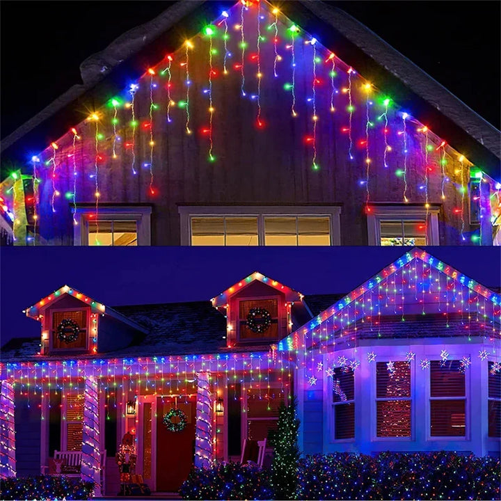Colorful LED String Lights for Outdoor – Christmas and New Year’s Lighting for Home and Garden | Bowlift
