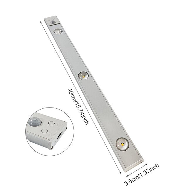Wireless LED Fixture with Motion Sensor - LumiSense | Bowlift