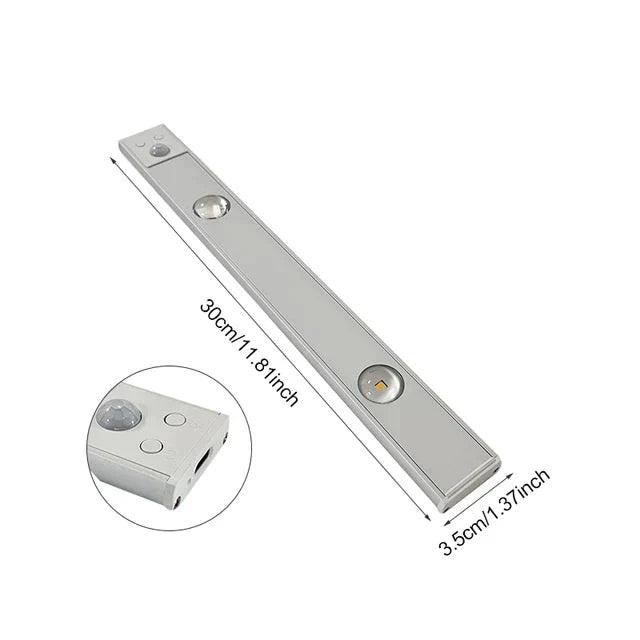 Wireless LED Fixture with Motion Sensor - LumiSense | Bowlift