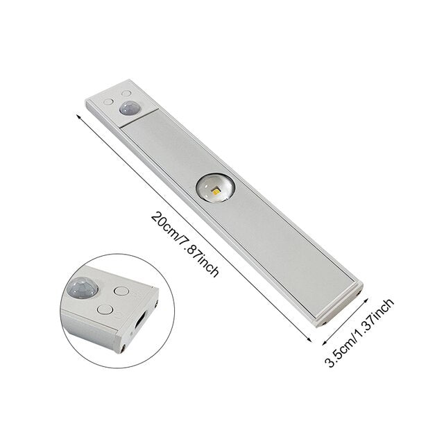 Wireless LED Fixture with Motion Sensor - LumiSense | Bowlift