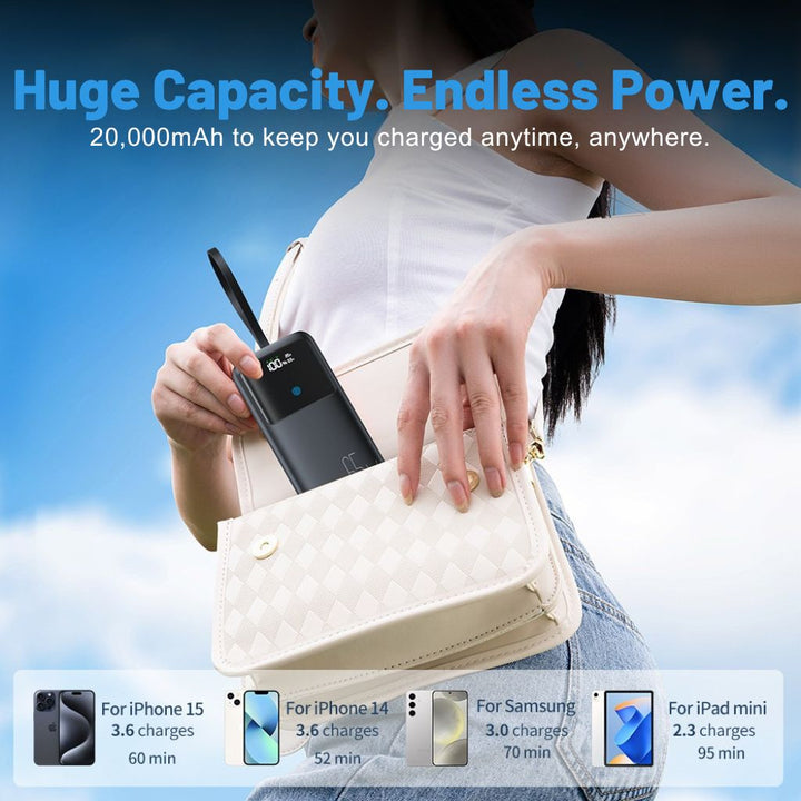 BowLift | VoltMate Pro 65W – Smart Multicharge Powerbank with Touch Display