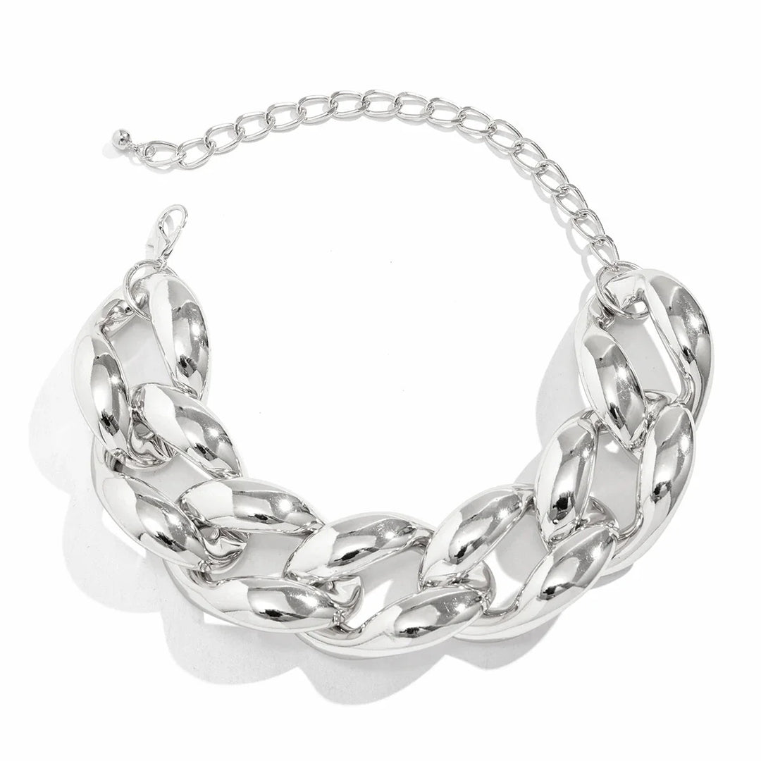 BowLift | Exaggerated Chunky Cuban Link Choker Necklace