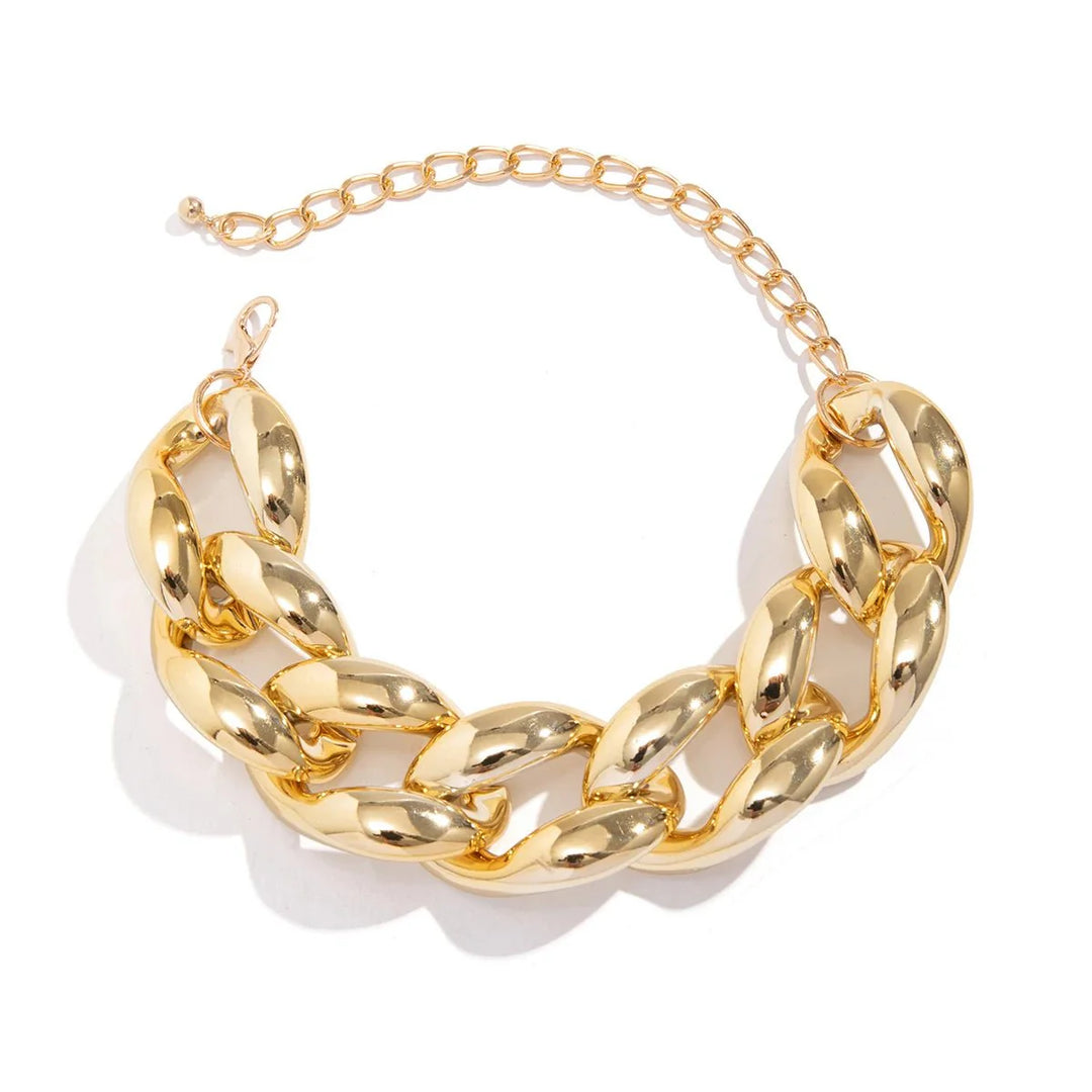 BowLift | Exaggerated Chunky Cuban Link Choker Necklace