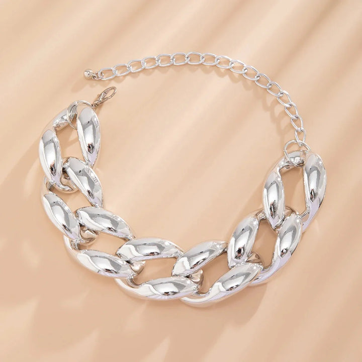 BowLift | Exaggerated Chunky Cuban Link Choker Necklace