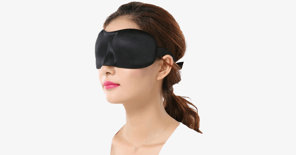 BowLift | Eye mask for sleep - Enhanced 3D contoured sleep mask & eye cover - Perfect travel eye cover