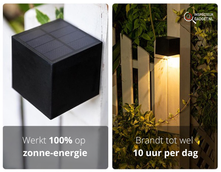BowLift | Wireless LED Solar Cube Wall Lamps Deluxe - Create the perfect atmosphere in your garden!
