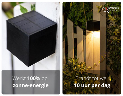 BowLift | Wireless LED Solar Cube Wall Lamps Deluxe - Create the perfect atmosphere in your garden!