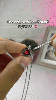 BowLift | Heart and Sword Couple Necklaces