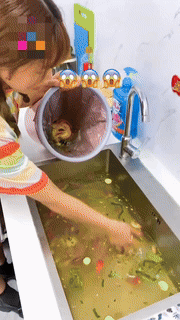 BowLift | Stainless Steel Hanging Sink Drain Basket
