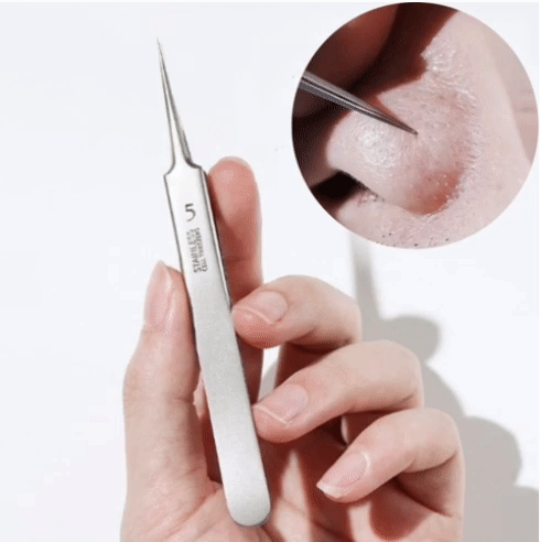 BowLift | Professional Tweezers "PorePoint" made of Stainless Steel with Ultra-fine Tip