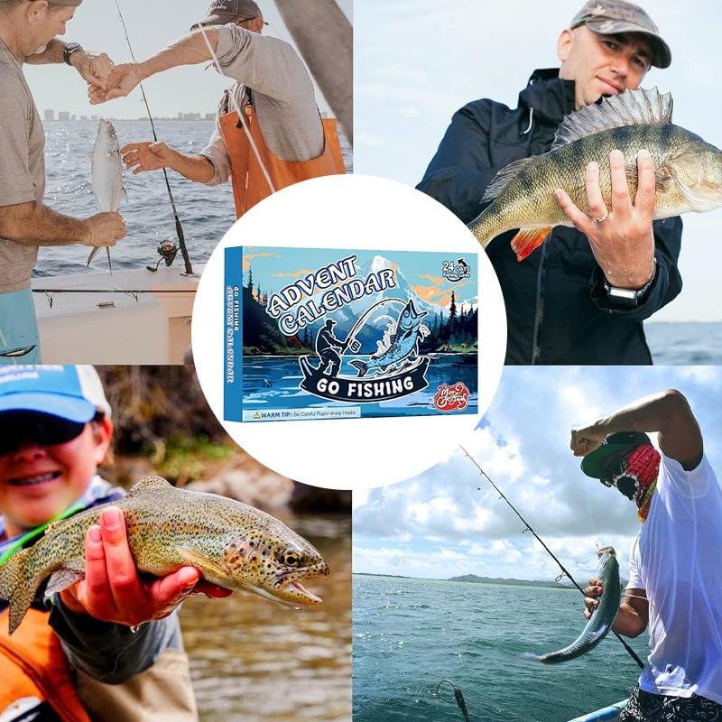 BowLift | 24 Days Christmas Countdown Fish Tackle Set