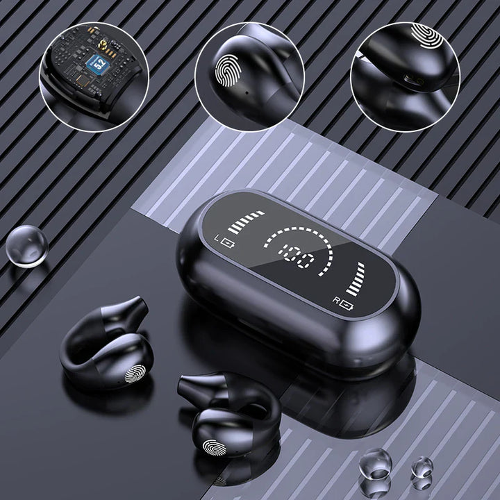 Wireless Earclip Bluetooth Headset Bowlift