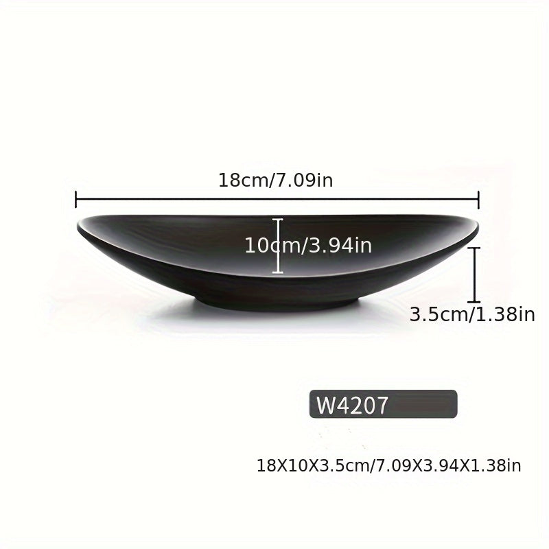 BlackTray - Elegant Oval Storage Tray for Jewelry Bowlift