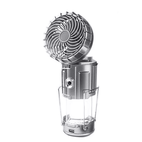 Portable Stretchable Solar Lithium Battery Electric Fan + Emergency Light | Bowlift
