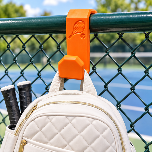 Clip-On Chain-Link Fence Paddle and Gear Hook Organizer Bowlift