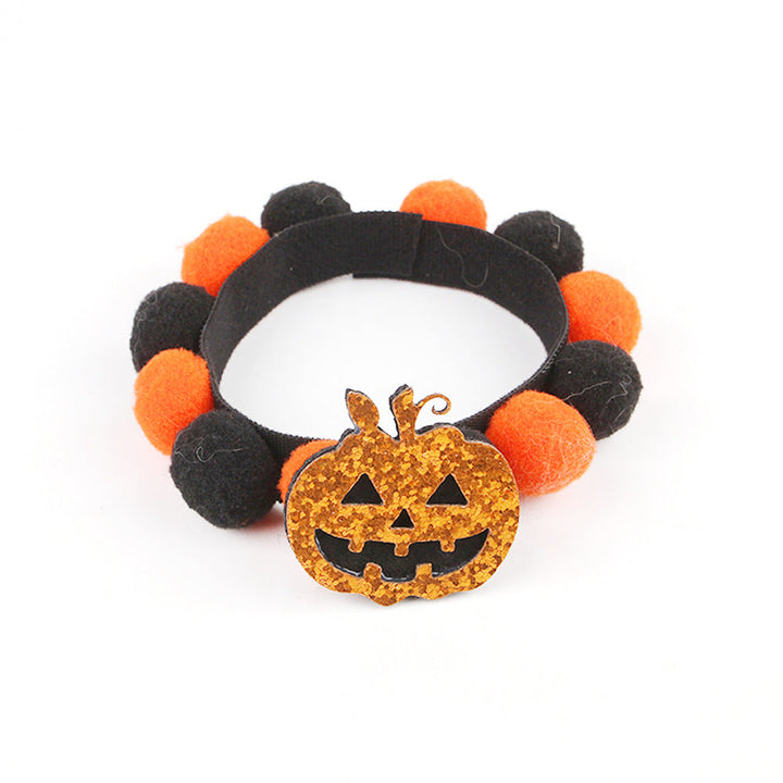 BowLift | Halloween Pet Collar – Adjustable Dog and Cat Neck with Pumpkin and Skull Designs