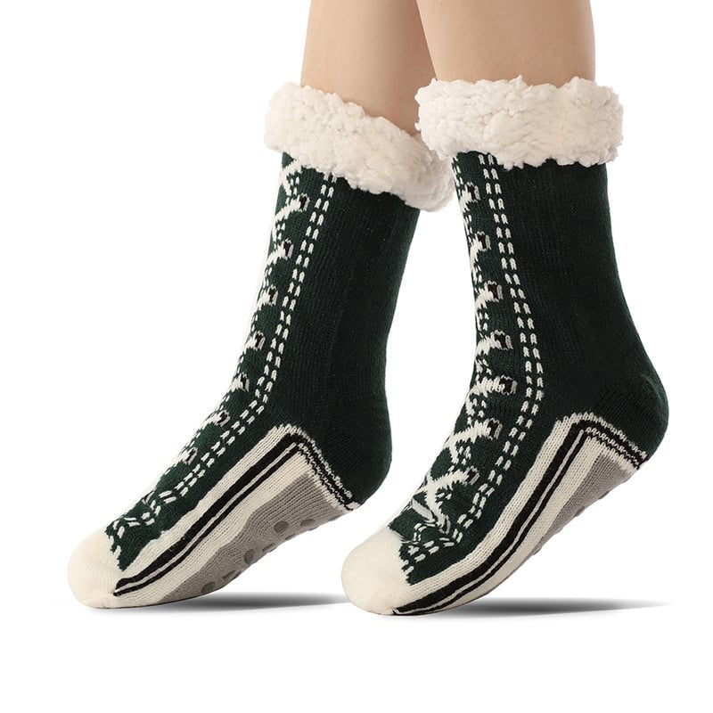 BowLift | Ultra-thick Cashmere Slipper Home Socks