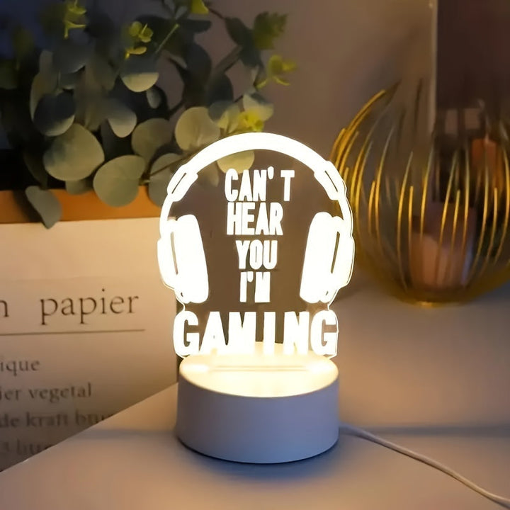 GameLamp - Compact LED Table Lighting with USB Bowlift