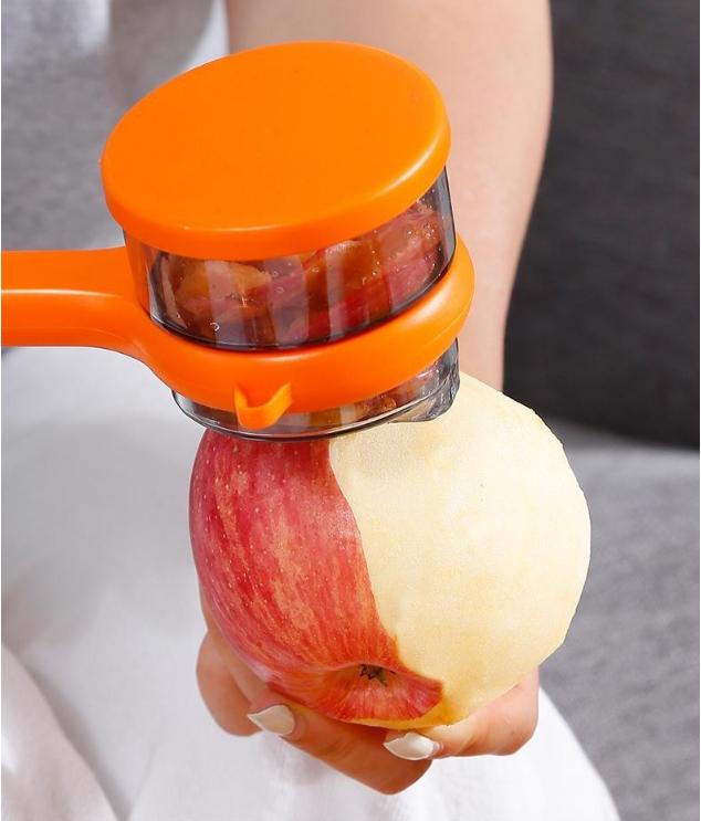 Double-sided Stainless Steel Blade Peeling Knife With Storage Box Bowlift