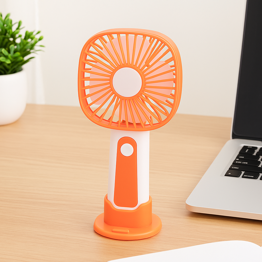 Mini Handheld Fan – 3-Speed USB Rechargeable | Bowlift