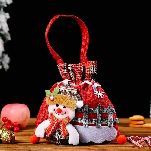 BowLift | Christmas Gift Bags | Fabric Bags with Drawstring | Various Designs | Reusable