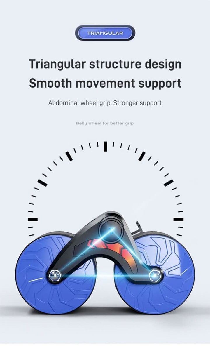 BowLift | Roller - Non-slip abdominal trainer wheel with recoil function