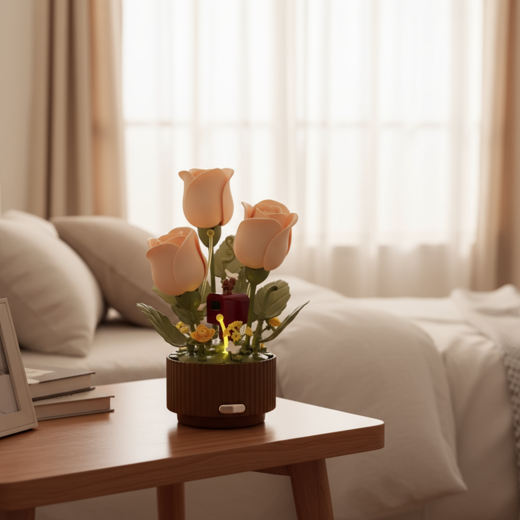 Magic Bowliftoom LED Interactive Flower Lamp | Bowlift