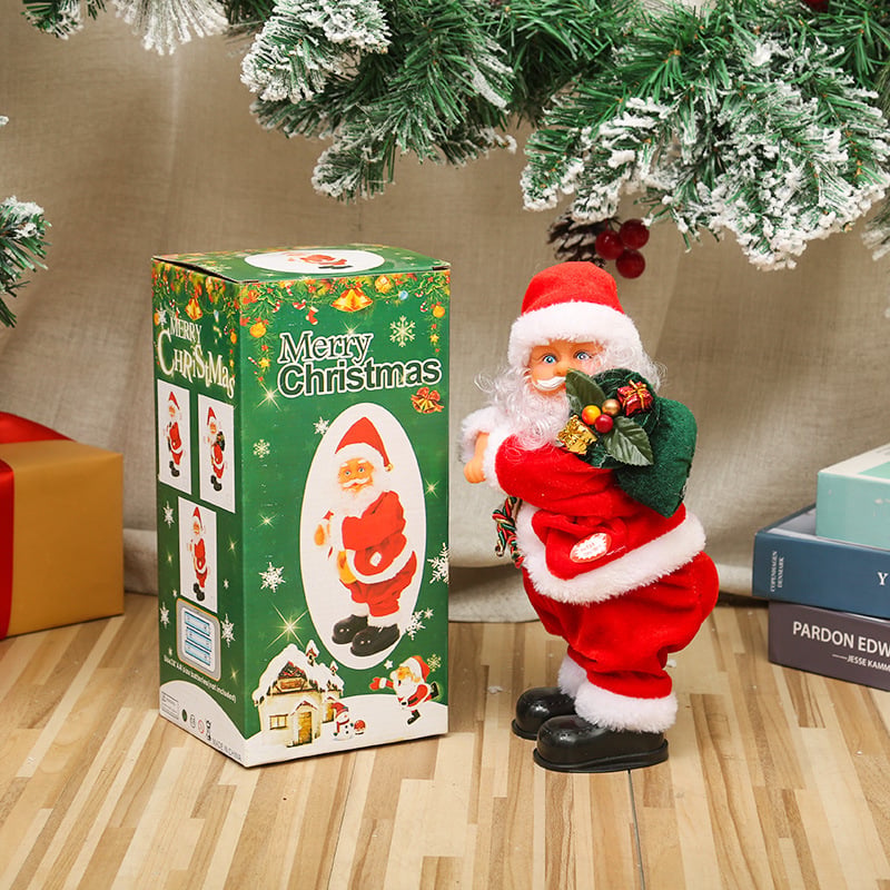 BowLift | Dancing & Singing Santa Claus | Movable Santa Figure with Music | Fun Christmas Decoration & Gift Idea