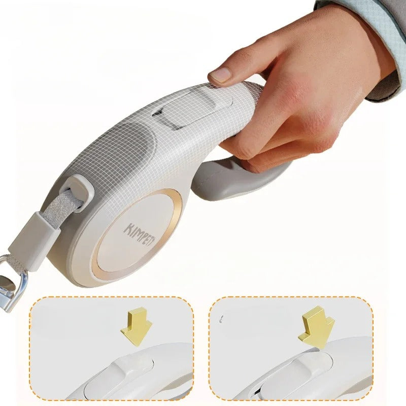 BowLift | Dog Lead with Retractable Soft Grip Handle