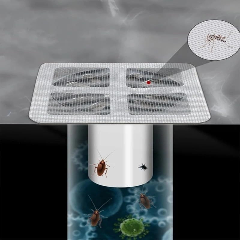 BowLift | Disposable Drain Cover Stickers – Hair Catcher & Insect Blocker