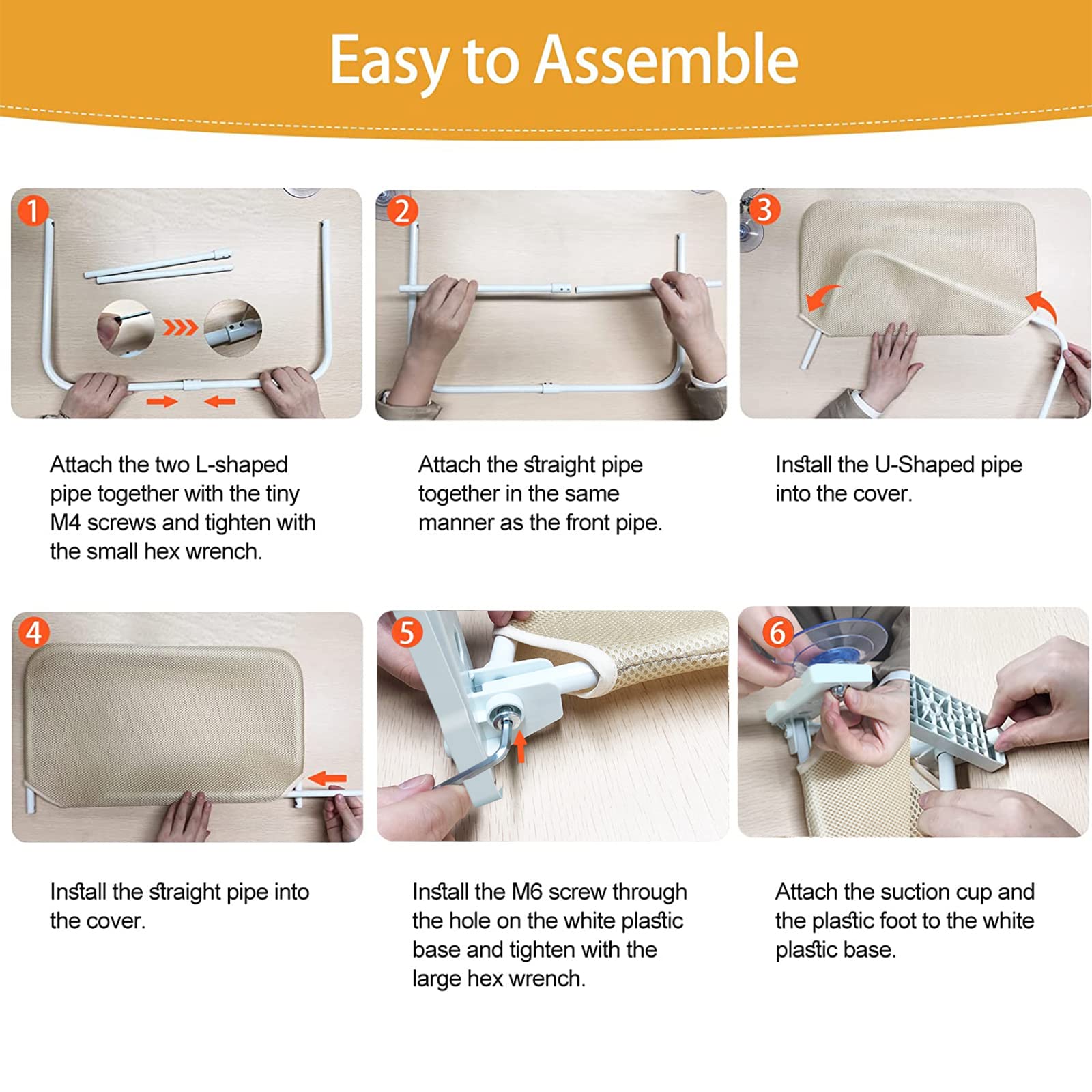 BowLift | Foldable Cat Hammock Suction Cup Cat Hammock