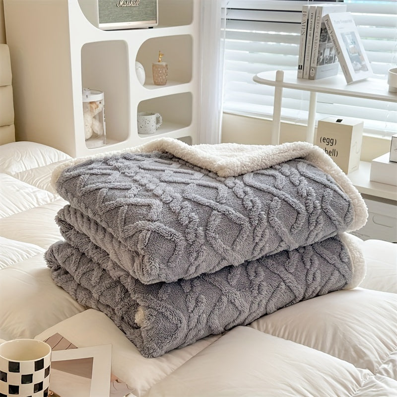 BowLift | Vintage Luxe Reversible Fleece Blanket - Essential for Winter