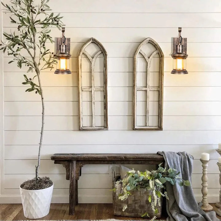BowLift | Wall light vintage metal industrial sconce