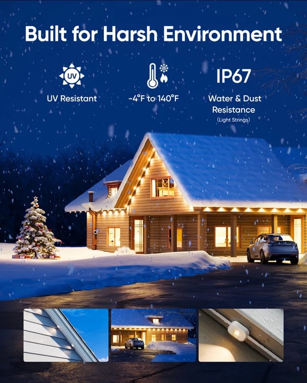 BowLift | Smart Rainbow LED Permanent Outdoor Light