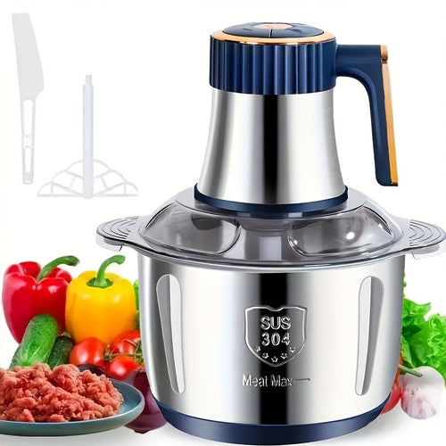 BowLift | Stainless Steel Food Processor – Powerful Meat Grinder & Vegetable Chopper (5L, 5000 RPM)