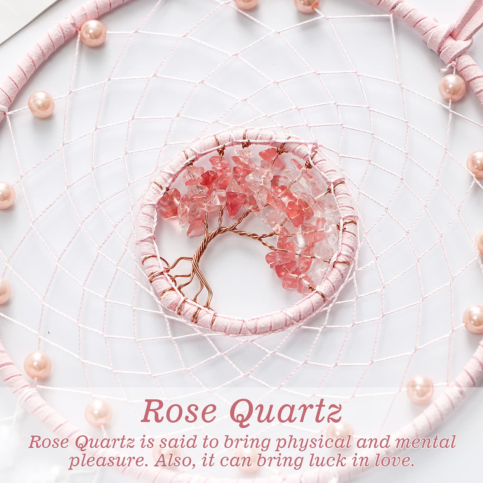 BowLift | Frendorf Crystal Tree of Life Feather Glow Dreamcatcher