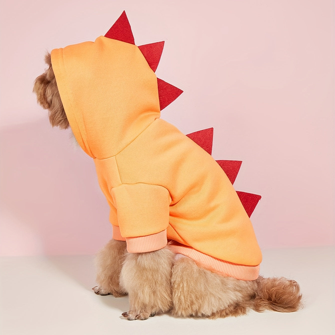 BowLift | Dog Halloween Costume Fleece Dinosaur Hoodie | Pet Outfit Warm