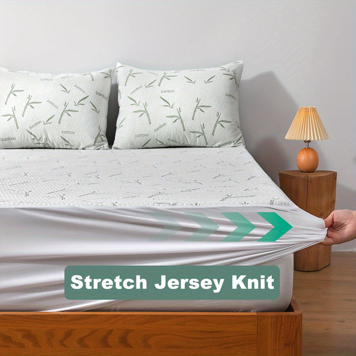 Bamboo Mattress Protector with Cooling 3D Air Layer | Bowlift