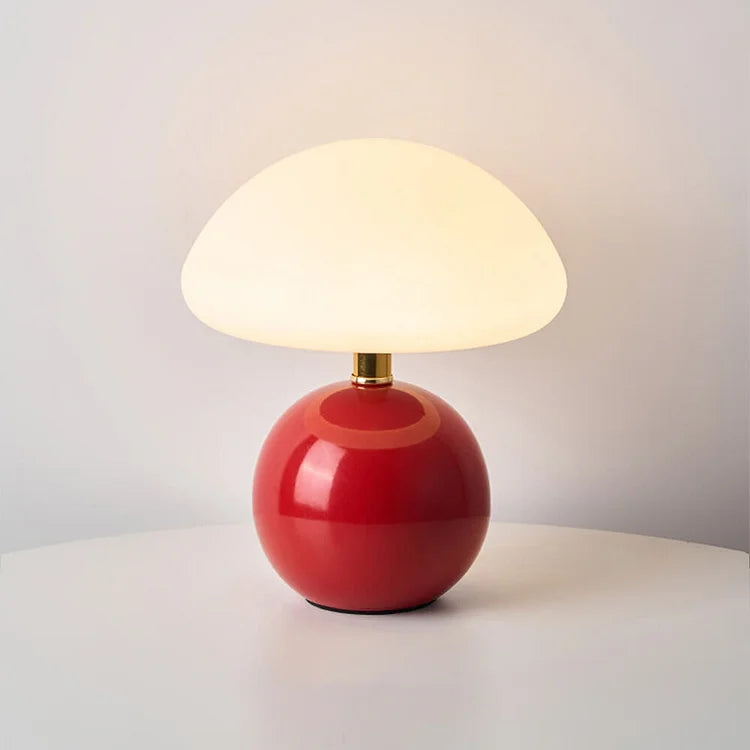 BowLift | Elegant Ceramic Mushroom Lamp in French Style