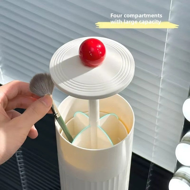 BowLift | Automatic Pop-Up Cylindrical Makeup Brush Organizer