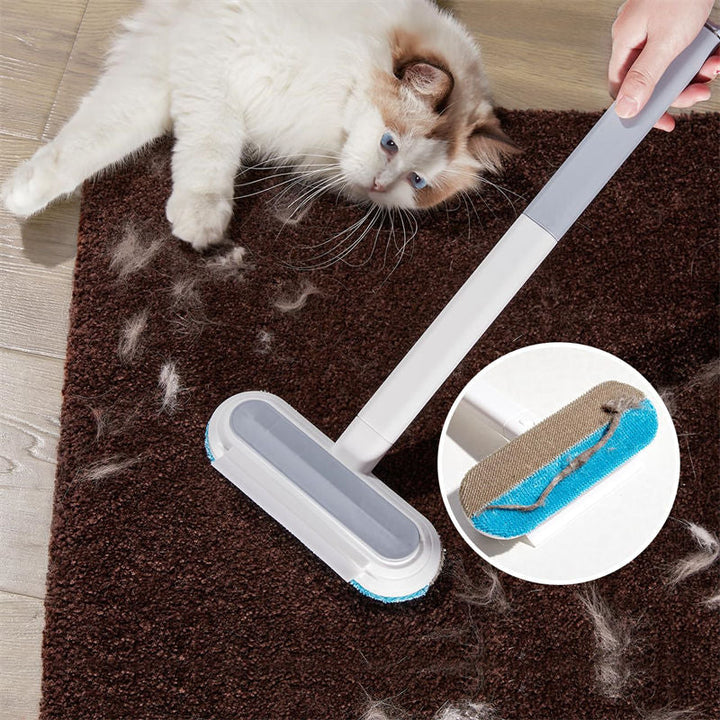 Double-sided Window Screen Cleaning Brush Glass Wiper, Multi-function Pet Hair Lint Remover | Bowlift