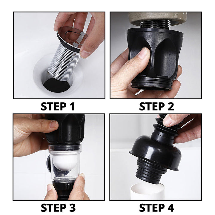 BowLift | Telescopic drain pipe against odor