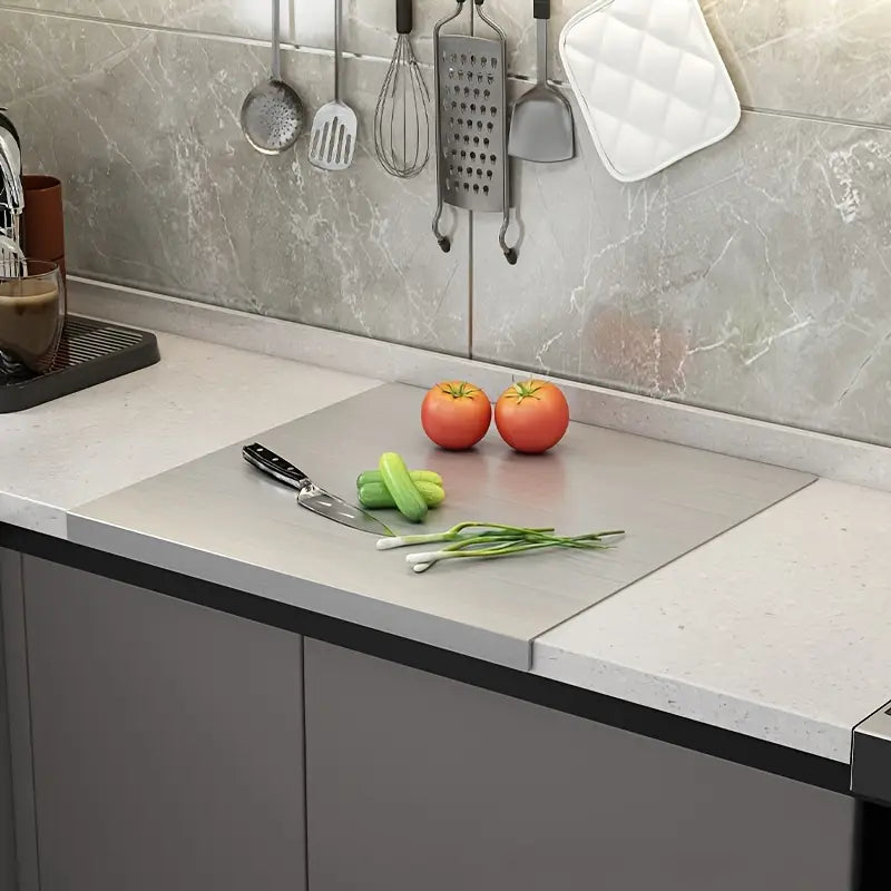 DouBowlifte-sided cutting board made of stainless steel – Non-slip & hygienic | Perfect for the kitchen | Bowlift