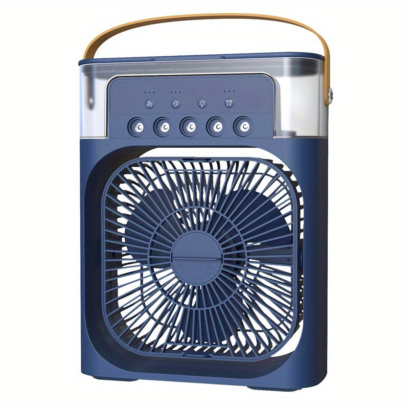 5A 2V Portable 600ml Spray Cooler Fan Desk USB Rechargeable Perfume Humidifier Air Conditioning A/C Cooling Fan 3 Wind Speeds | Bowlift