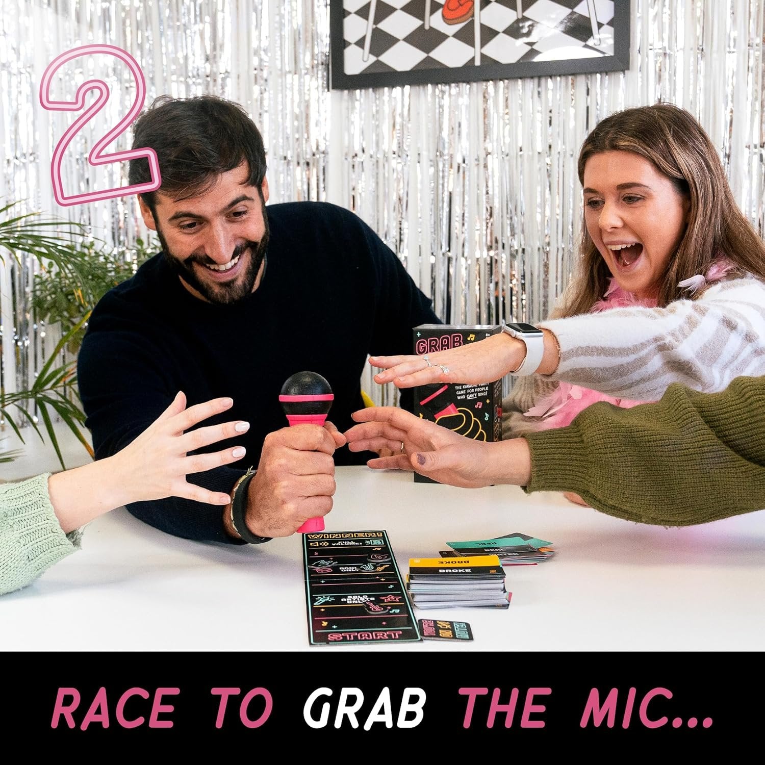BowLift | Grab The Mic - The Party Game For People Who Can't Sing!