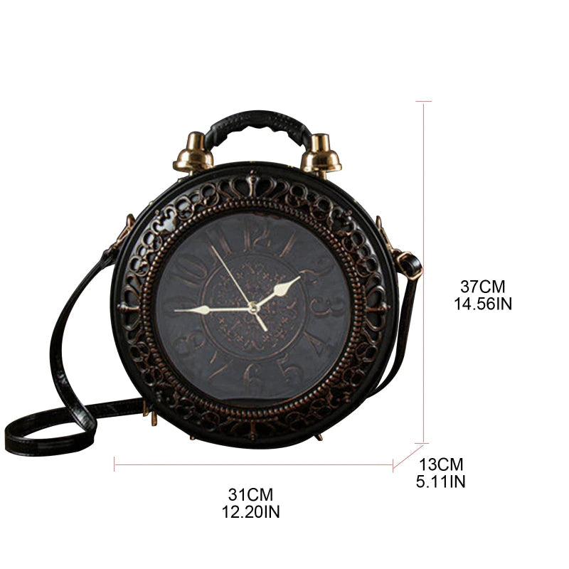 BowLift | Vintage Time Creative Clock Crossbody Bag
