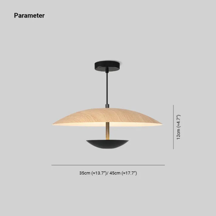 BowLift | Pendant Light Modern Two-Tone Design Ø35 and Ø45 cm