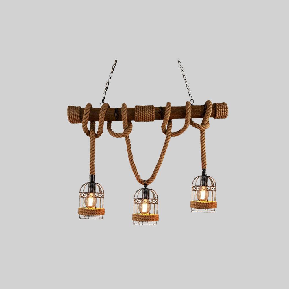 BowLift | AlessioGlow - Luxury Retro Wood and Metal Pendant Light